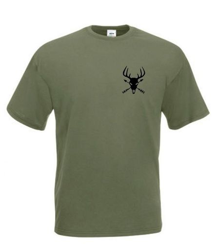 T-Shirt Black Deer Archery